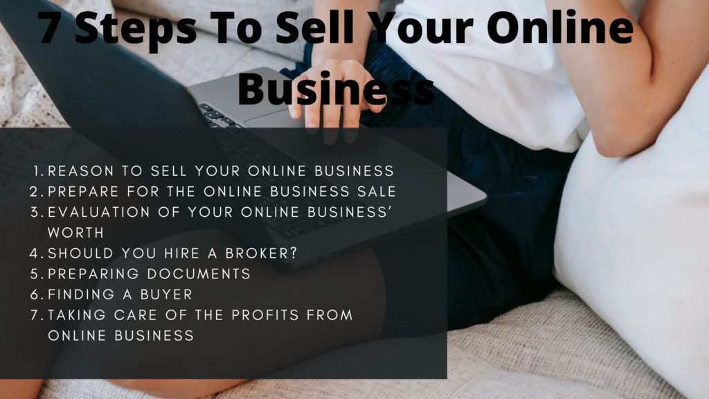 7 steps to sell your online business
