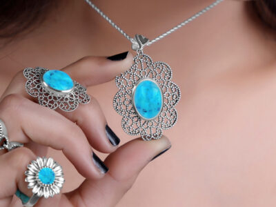 Natural turquoise gemstone jewelry Rananjay Exports