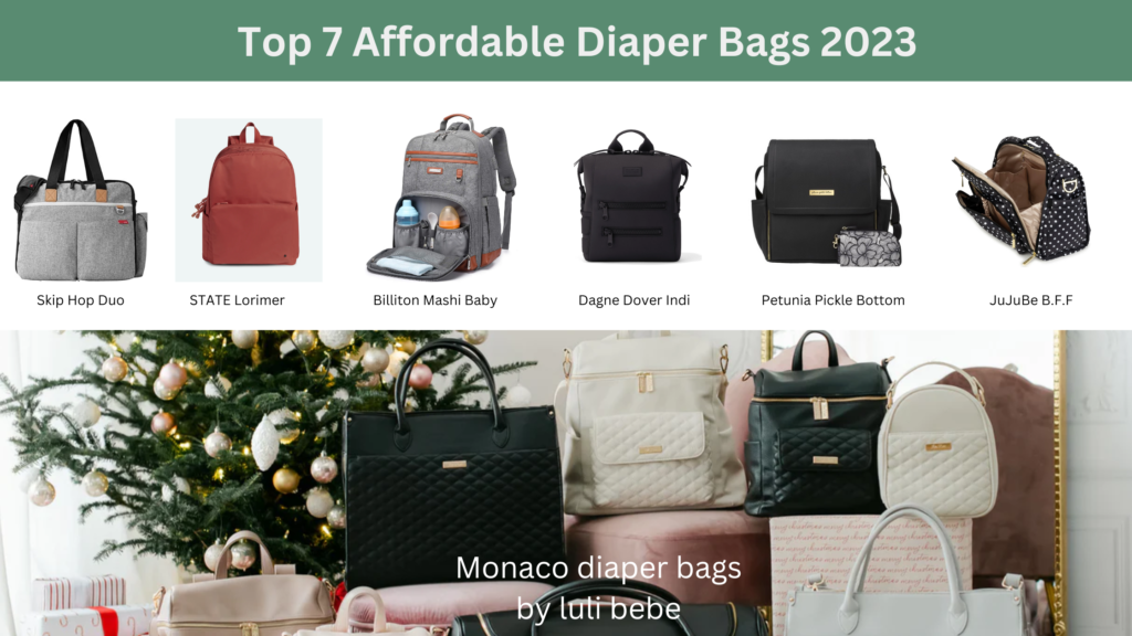 top 7 diaper bags 2023