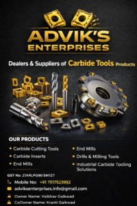 Adviks Enterprises | CNC Carbide Cutting Tools Dealer & Supplier in Mumbai