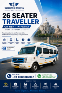 Traveller on Rent in Patna | Samriddhi Tourism Pvt Ltd