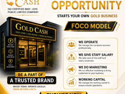 Gold Cash Limited Franchise – Apna Business Shuru Karne Ka Mauka