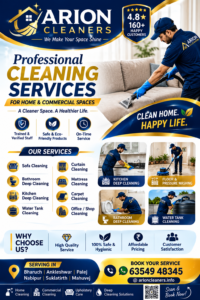 Arion Cleaners – Professional Deep Cleaning Services in Bharuch & Ankleshwar