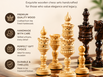 Premium Handcrafted Wooden Chess Sets – Boss Handicrafts