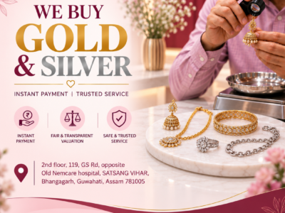 Turn Your Unused Gold & Silver into Cash in Guwahati