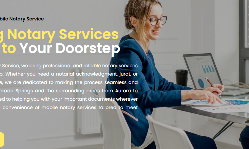 Notary public in Colorado Springs, Colorado