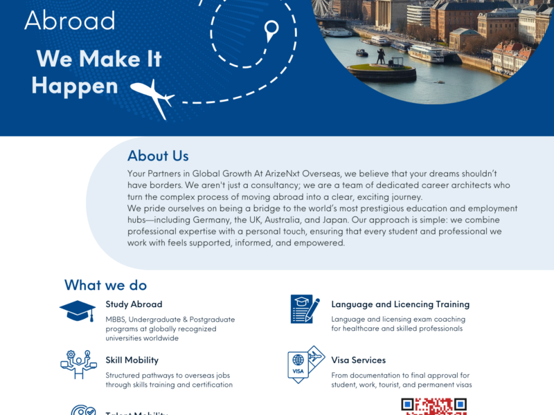 Arizenxt Overseas – Study Abroad & Overseas Education Consultancy