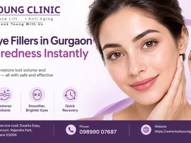 Refresh Your Look with Undereye Fillers in Gurgaon