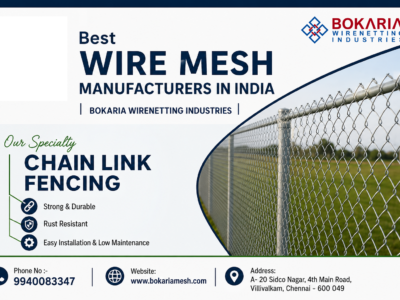 Best Wire Mesh Manufacturers In India | Bokaria Wirenetting Industries