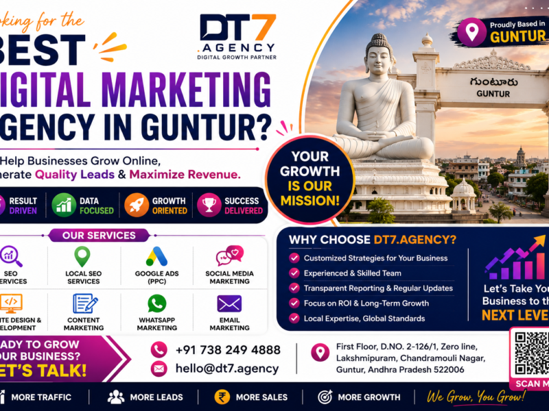 Unbeatable Local SEO Services in Guntur – DT7 Agency